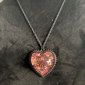 Betsey Johnson Heart Pendant Necklace